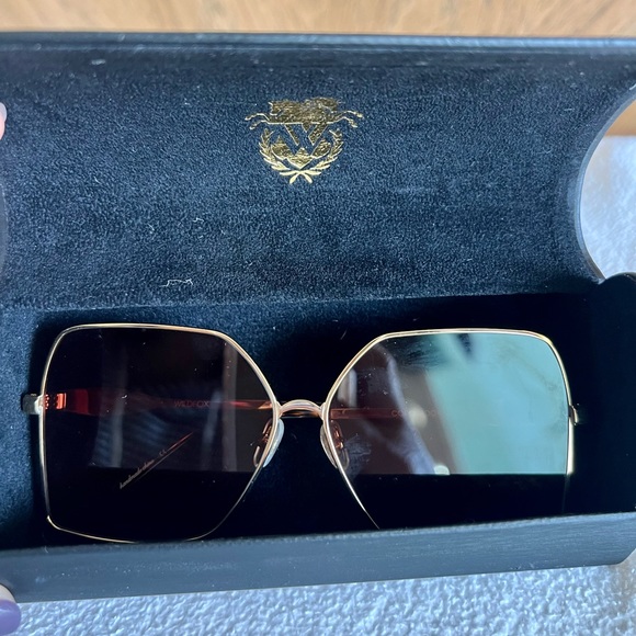 Wildfox Polarized Sunglasses Coronado Oversize Square